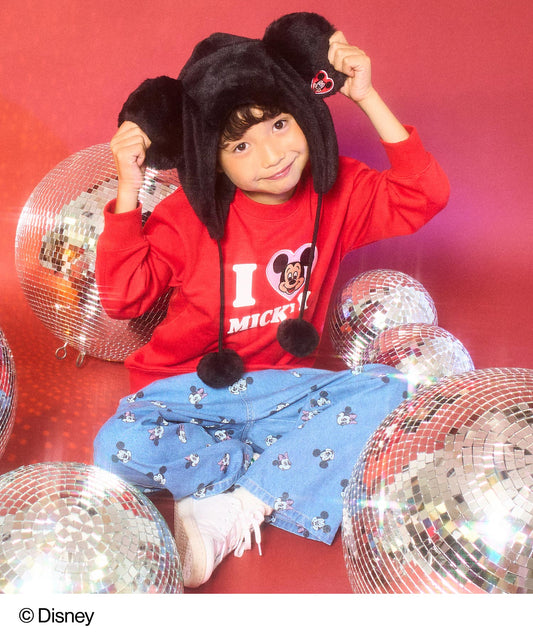 【Disney】＜Mickey＞ ANAP KIDS ファー キャップ【親子お揃い】 429-3442