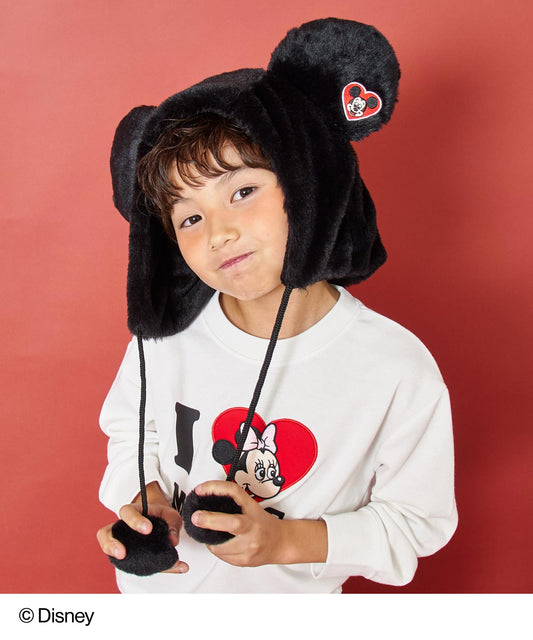 【Disney】＜Mickey＞ ANAP KIDS ファー キャップ【親子お揃い】 429-3442