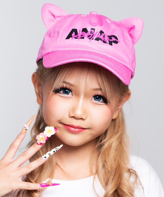 KOGYARU×ANAP ネコ耳 キャップ【ジュニアお揃い】 429-3511