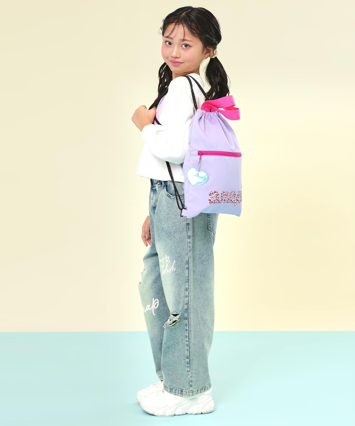 ヒョウ柄 ロゴ ナップサック 429-3616 – ANAP オンラインショップ