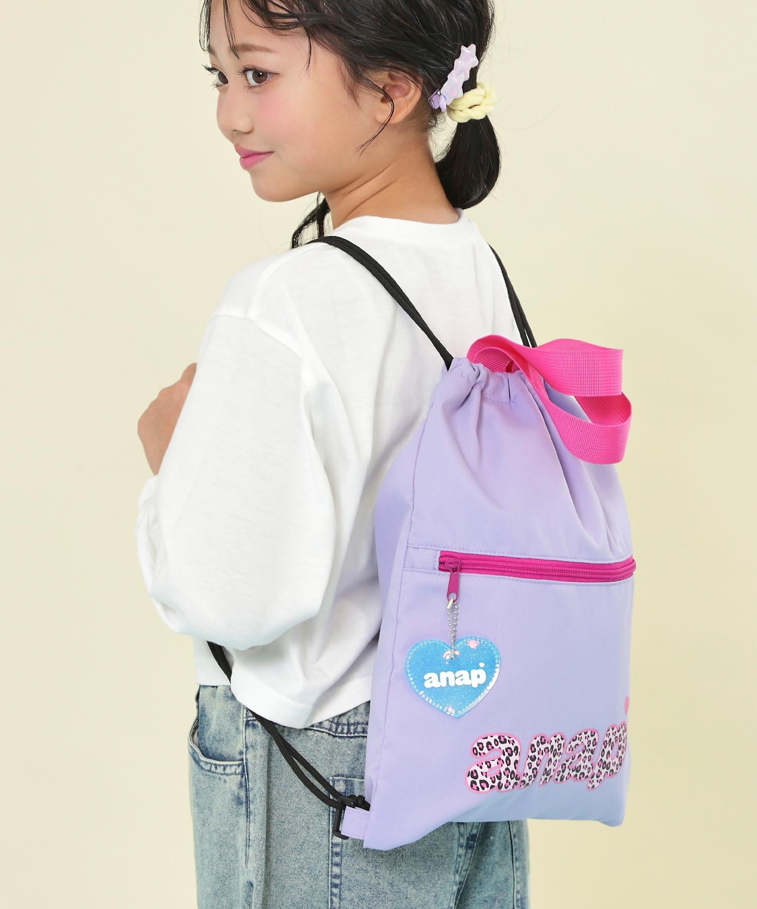 ヒョウ柄 ロゴ ナップサック 429-3616 – ANAP オンラインショップ