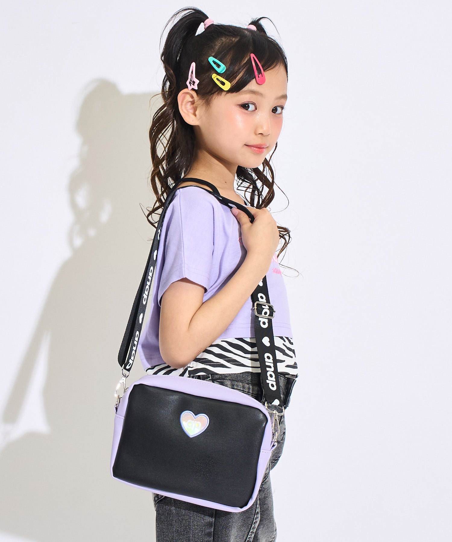 【送料無料】 ～ 愛を贈りたいから ～   (ハート柄) ハートチャーム付き ミニBAG 429-3622 – ANAP オンラインショップ