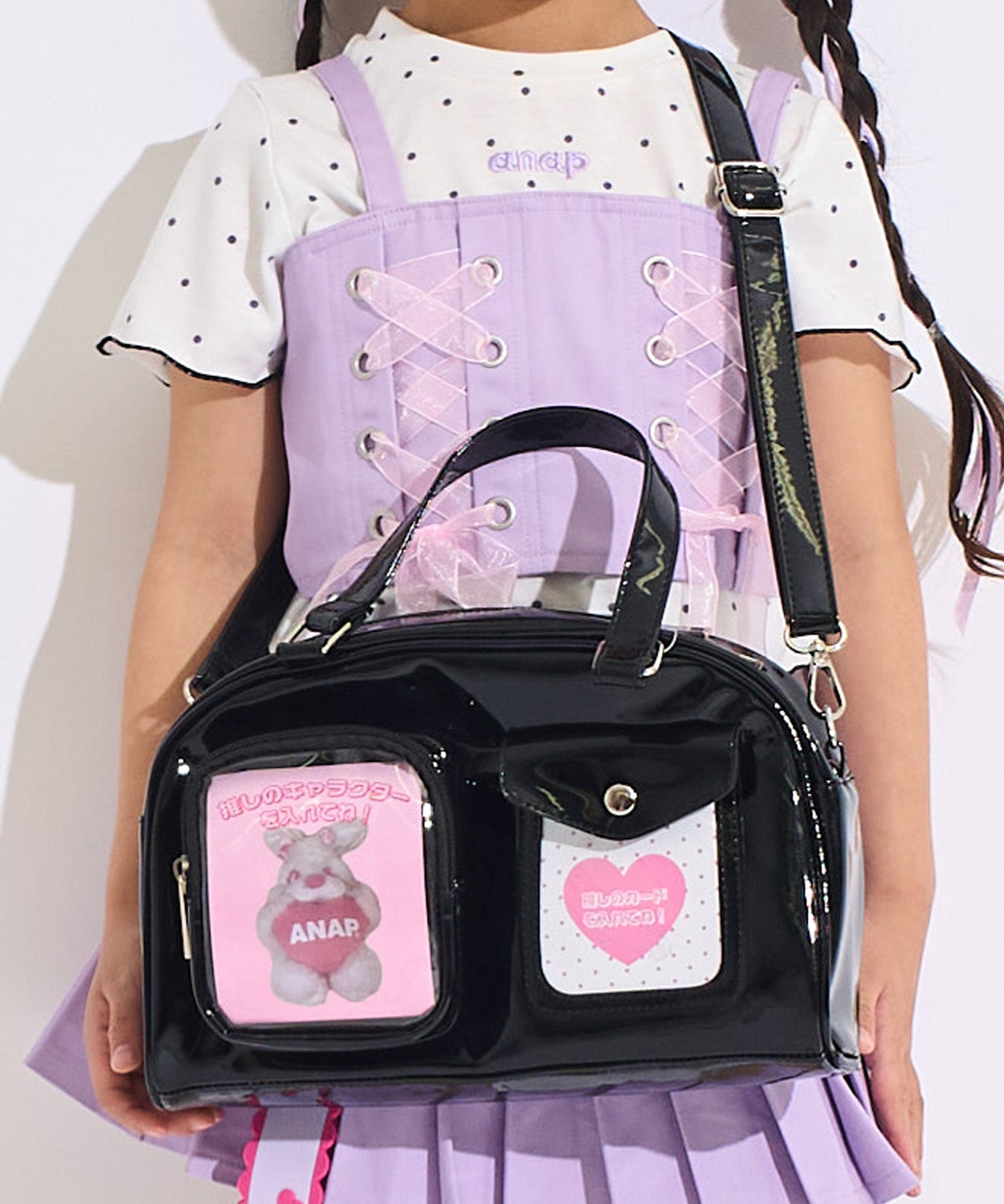 推しかわいい ミニボストンバッグ 429-3624 – ANAP オンラインショップ
