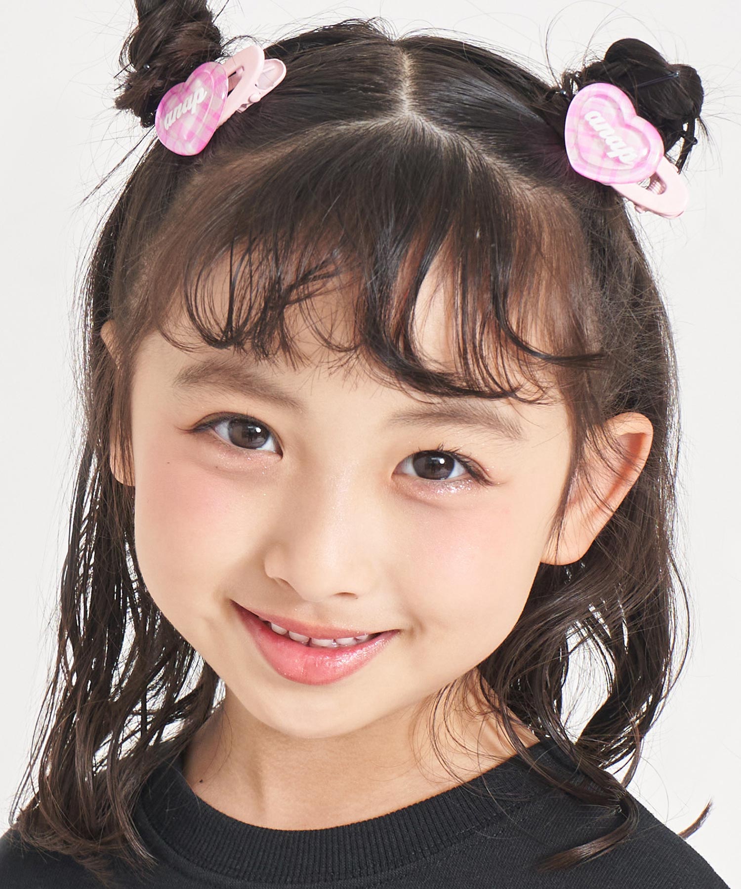 ロゴ入り チェックハート ヘアクリップ 429-3664 – ANAP オンライン