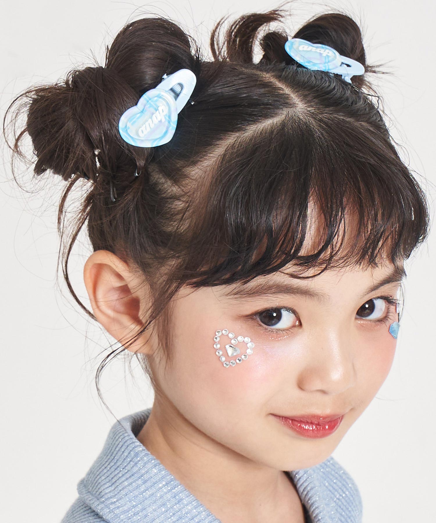 ロゴ入り チェックハート ヘアクリップ 429-3664 – ANAP オンライン