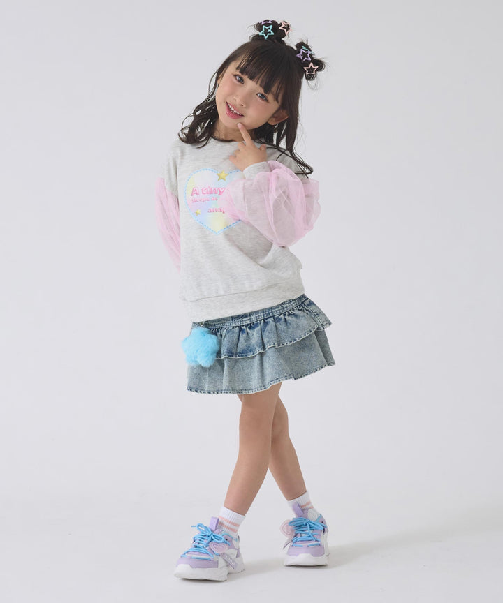 ラベンダー(19サイズ着用/身長：約114cm)