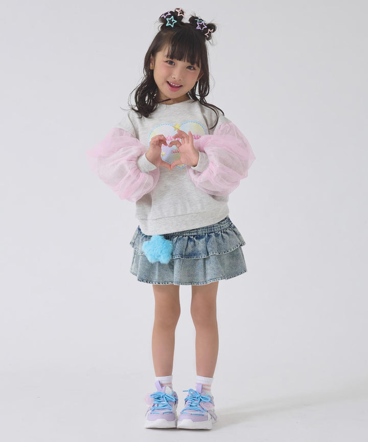 ラベンダー(19サイズ着用/身長：約114cm)