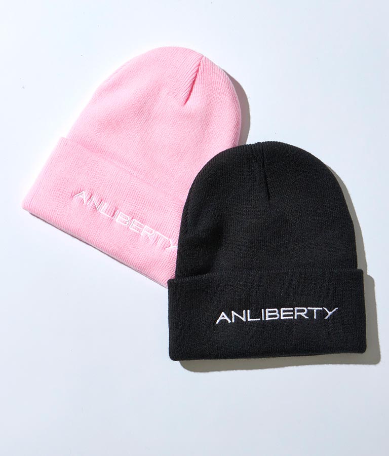 【newhattan】ニューハッタン ANLIBERTY 刺繍 ロゴ ニット キャップ 30-0057