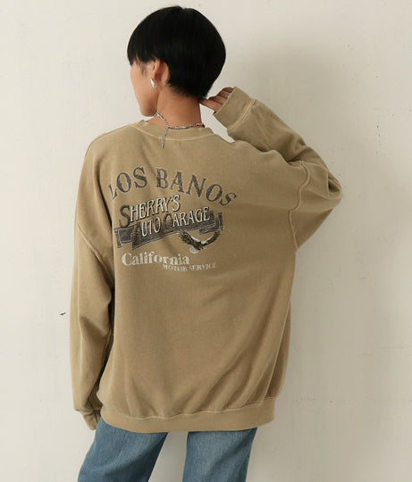 バック プリント スウェット 21997