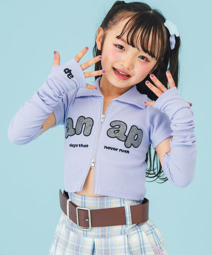 ラベンダー(110サイズ着用/身長：約113cm)