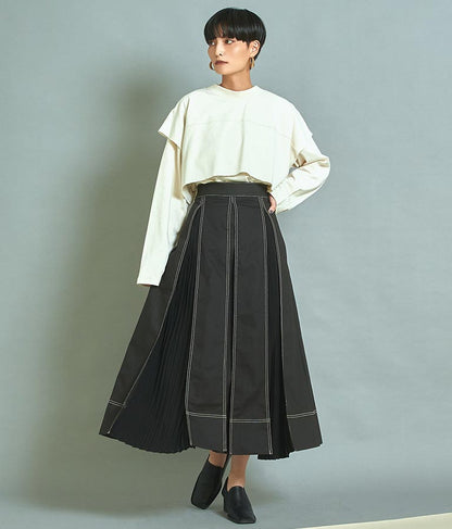 タックプリーツデザインスカート 361-8927