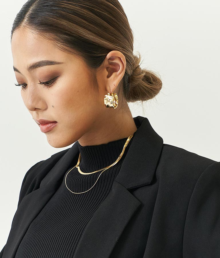 ワイドフープピアス 159-5168