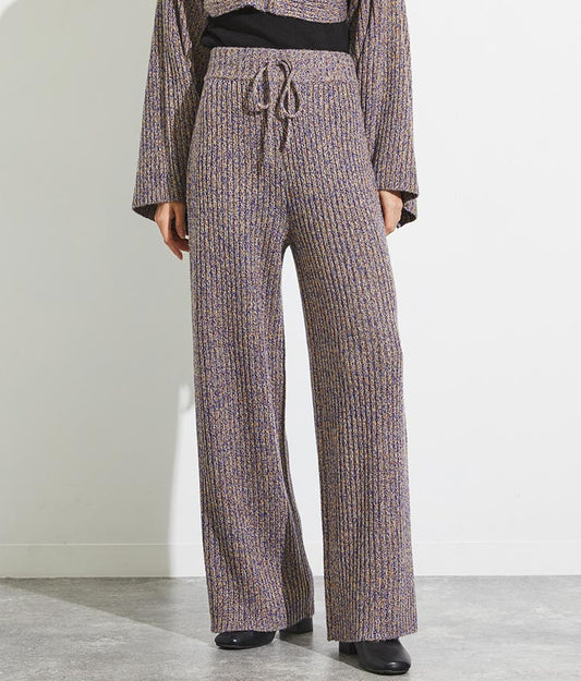 メランジニット ロングパンツ 362-8567