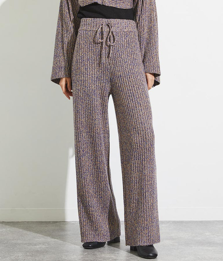 メランジニット ロングパンツ 362-8567