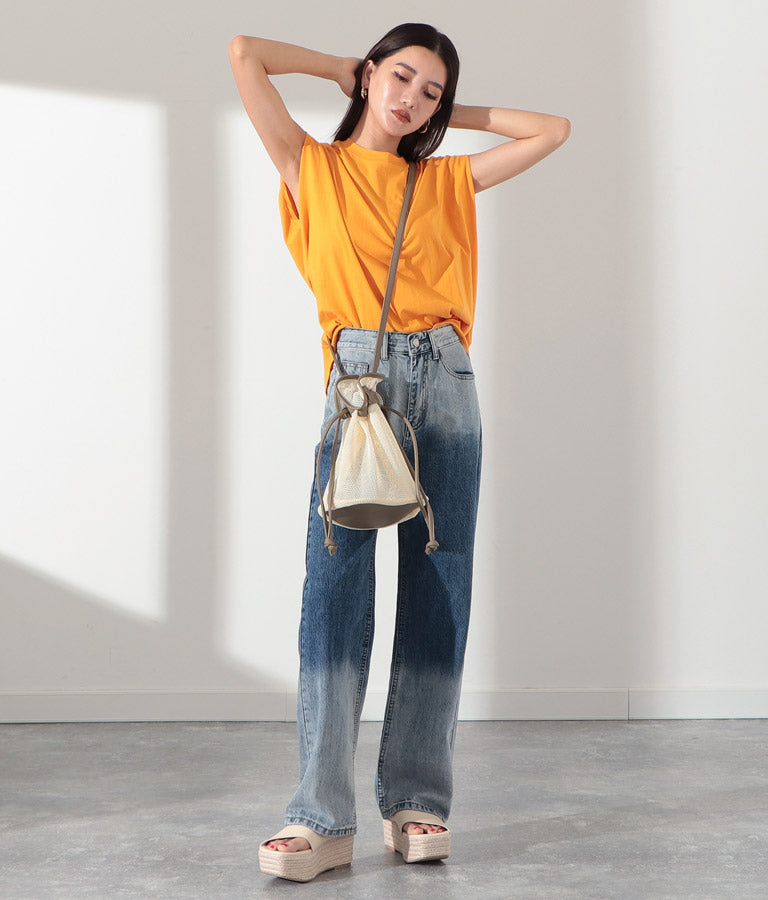 メッシュ巾着ショルダーバッグ 369-8793