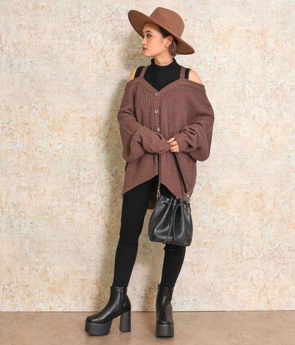 2WAY ショルダー クロコ調 バッグ 159-4703