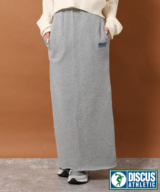 【DISCUS】裏毛 ナロー スウェット ロング スカート 791-9348