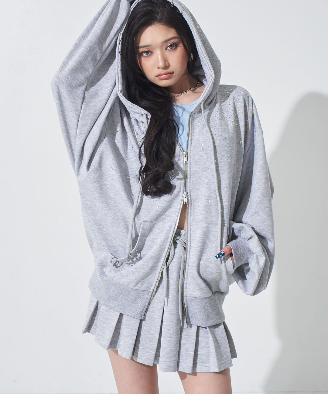 eggモデル♥あいさコラボ タックスカート 791-9506
