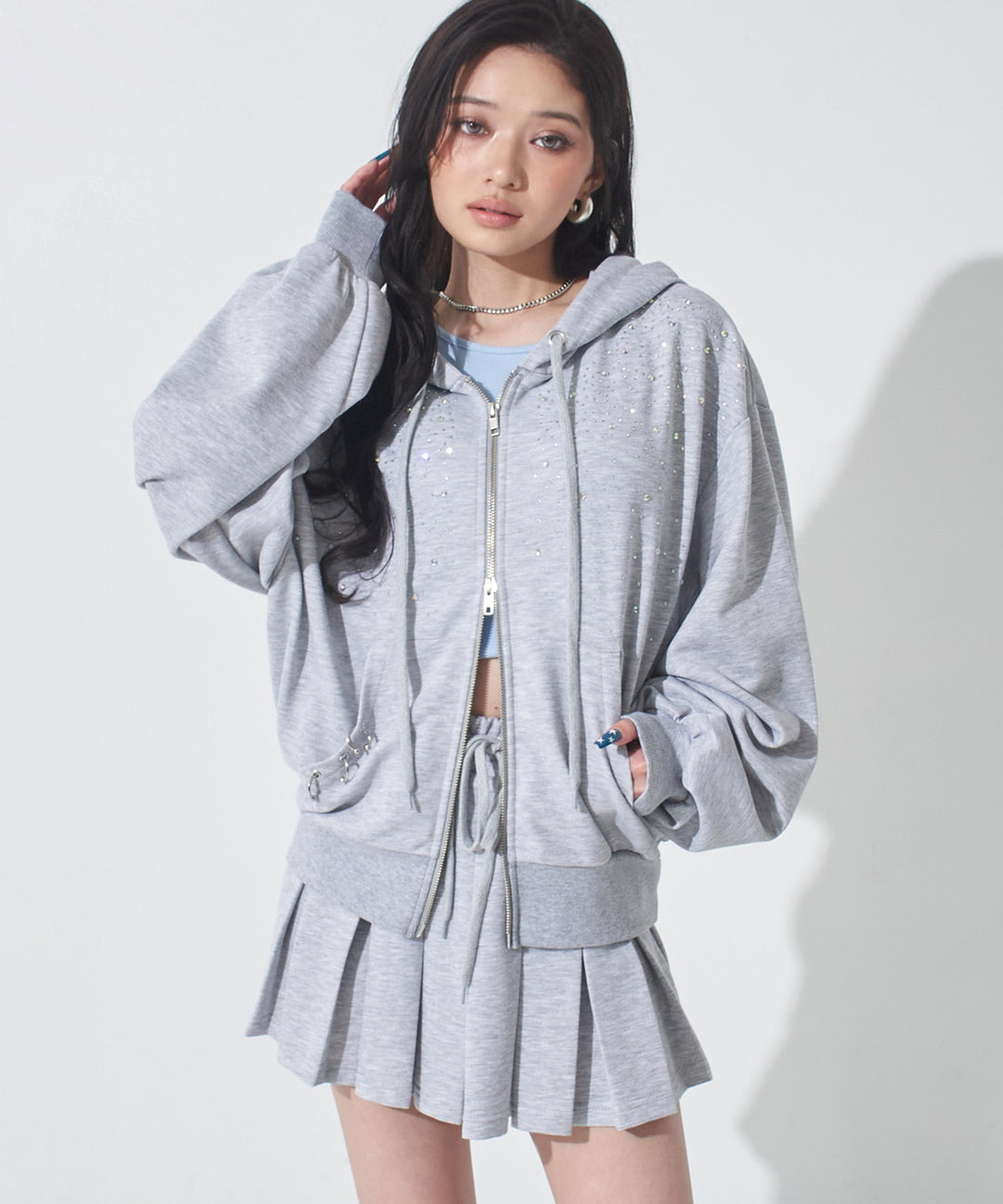 eggモデル♥あいさコラボ タックスカート 791-9506