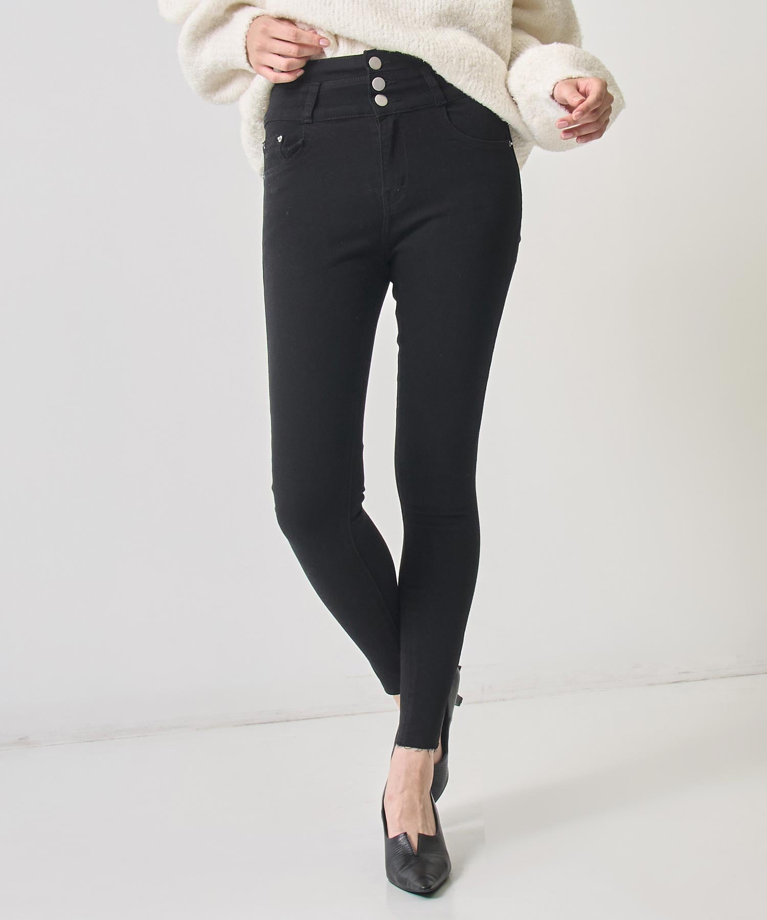 ハイウエスト ストレッチ デニム スキニー パンツ 792-7857 – ANAP