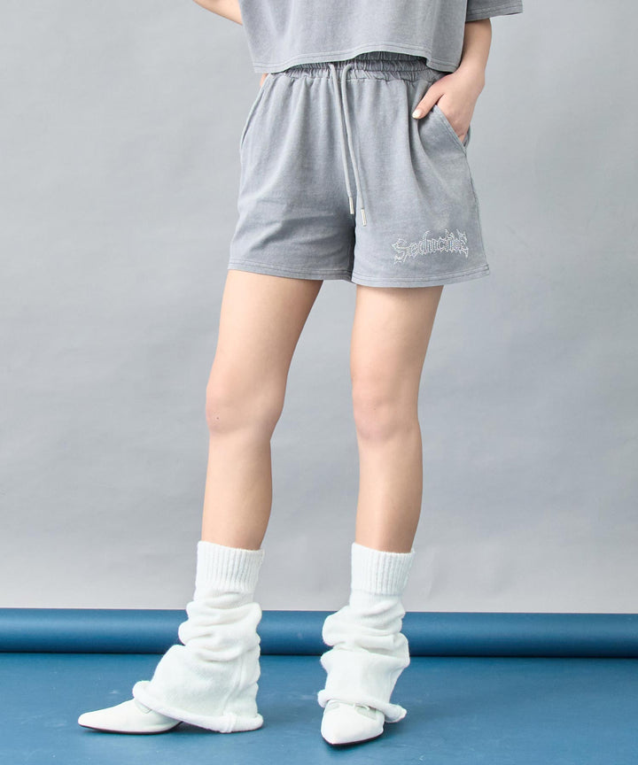 ピグメント ビジュー ロゴ ショートパンツ 792-9264