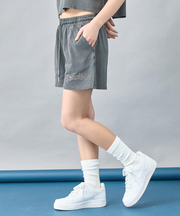 ピグメント ビジュー ロゴ ショートパンツ 792-9264