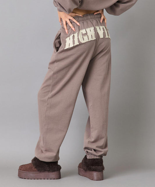 ワッペン ロゴ 裏毛 スウェット パンツ 792-9379