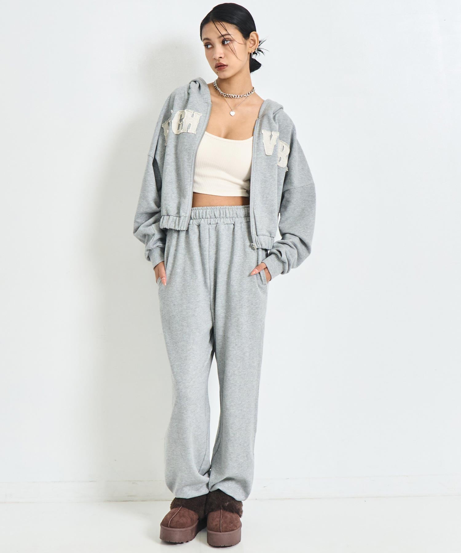 ワッペン ロゴ 裏毛 スウェット パンツ 792-9379 – ANAP オンライン