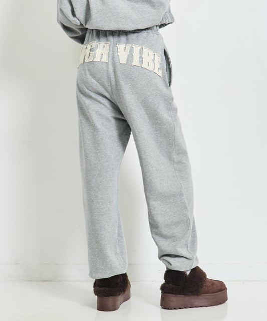 ワッペン ロゴ 裏毛 スウェット パンツ 792-9379