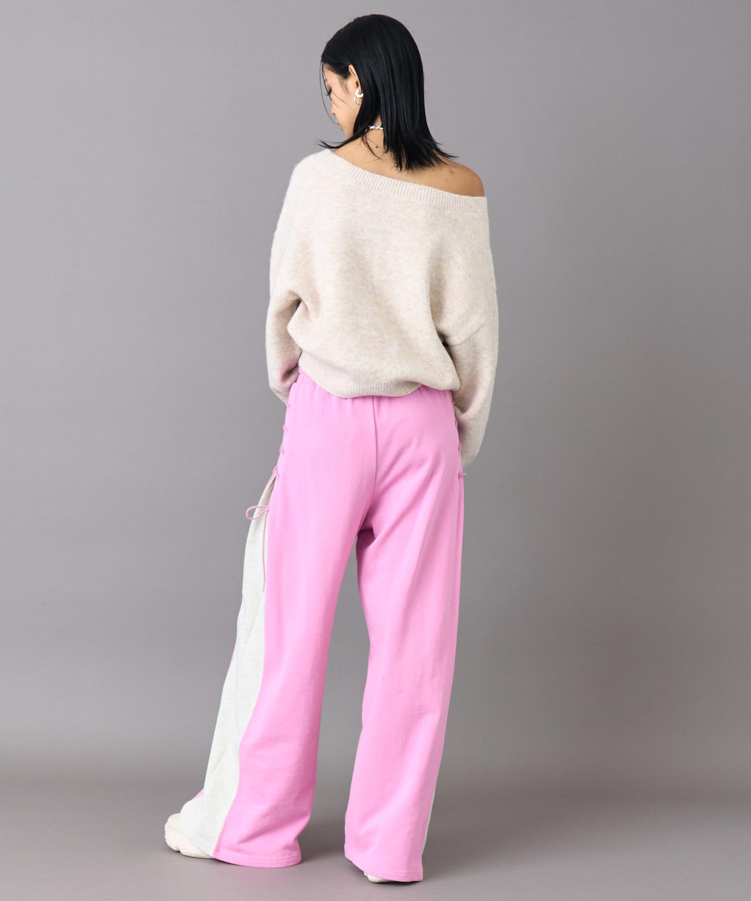 配色 スピンドル 裏毛 スウェット パンツ 792-9381 – ANAP オンライン