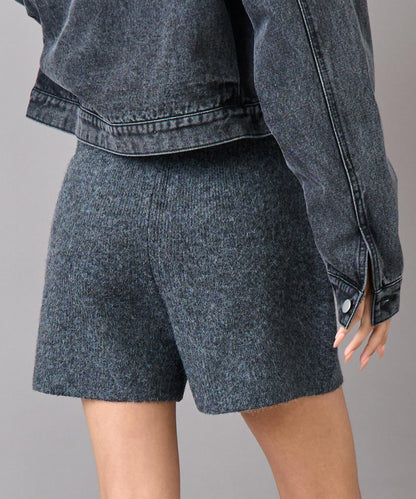 アルパカライク ニット ショート パンツ 792-9398