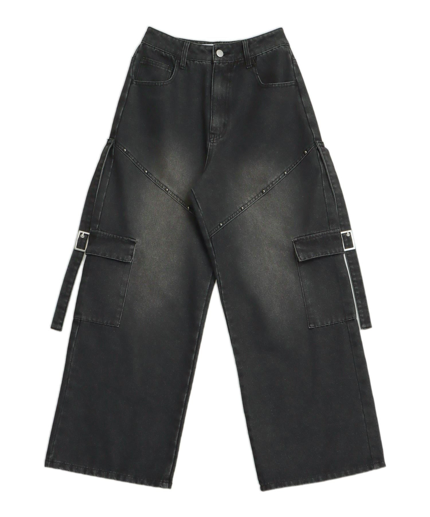 スタッズ デザイン カーゴ デニムパンツ 792-9436 – ANAP オンライン