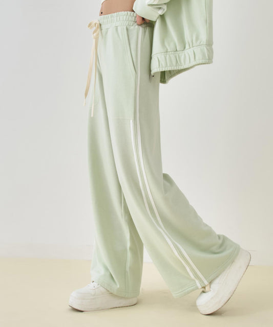 裏毛 ボリュームシルエット ライン スウェット パンツ 792-9477