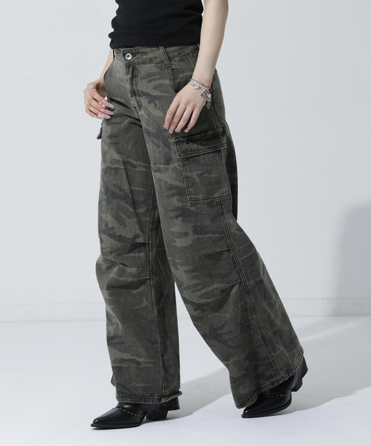 迷彩 カツラギ カーゴパンツ 792-9492