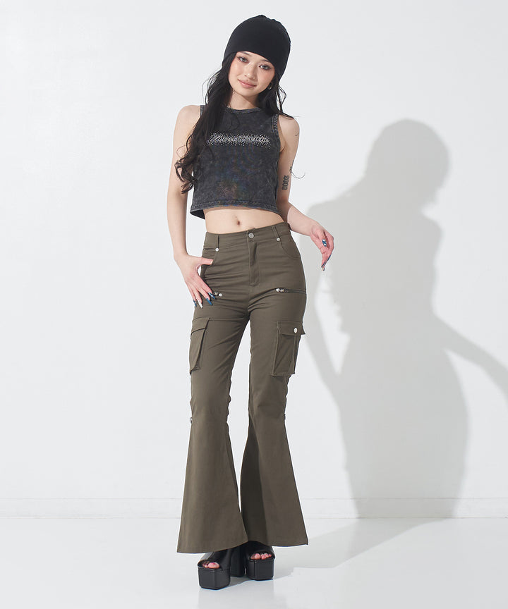 カーキ(Sサイズ着用/身長：約163cm)