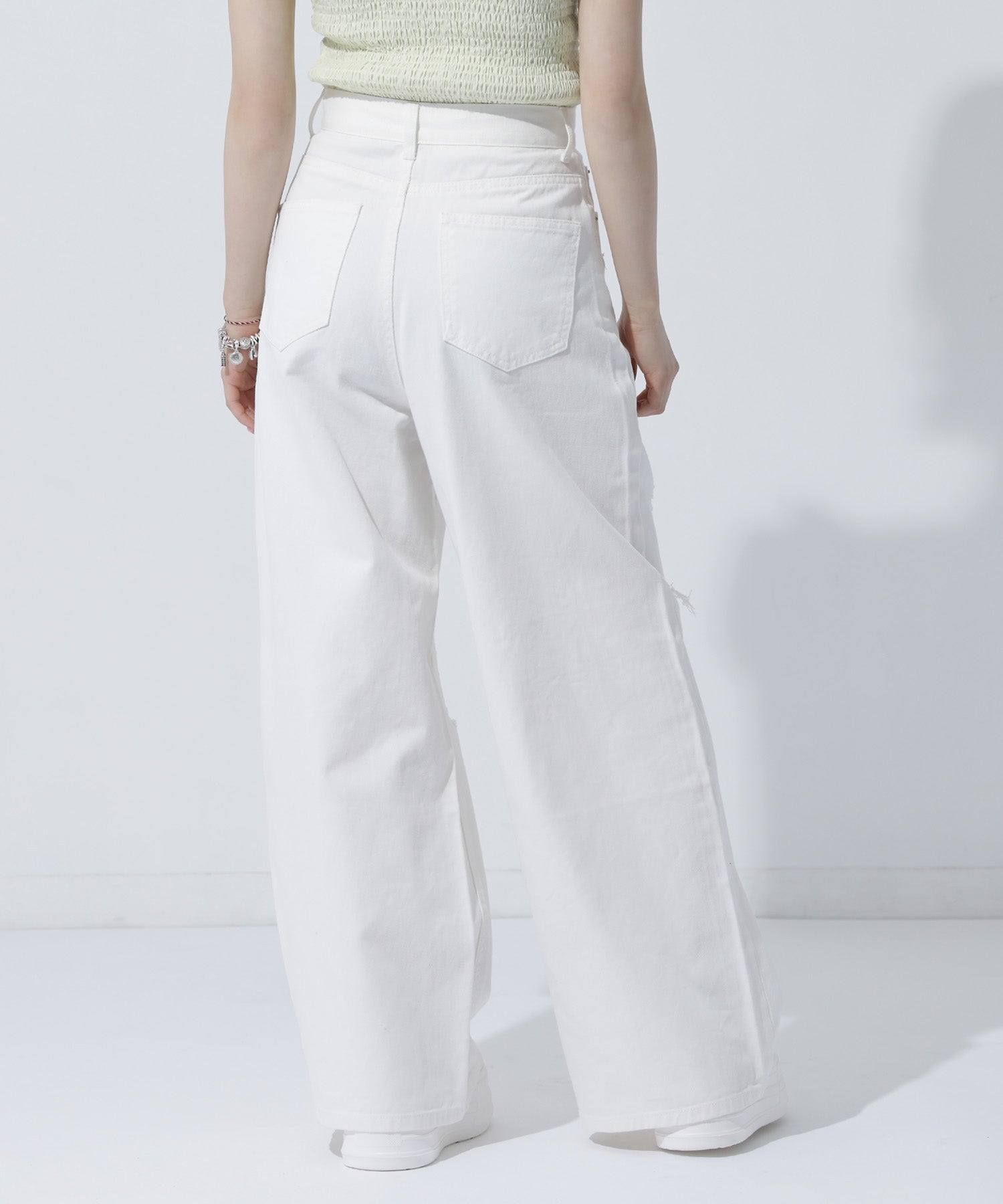 ダメージデニム ワイドパンツ 792-9525 – ANAP オンラインショップ