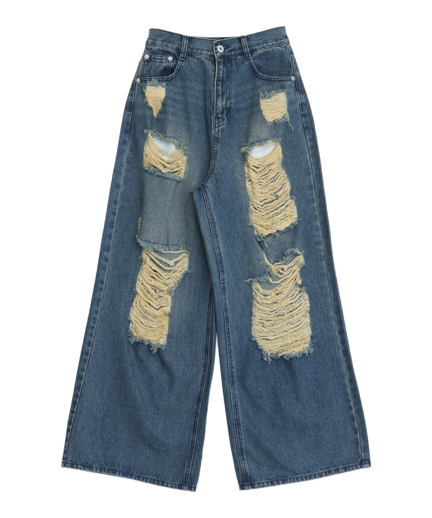ダメージデニム ワイドパンツ 792-9525 – ANAP オンラインショップ