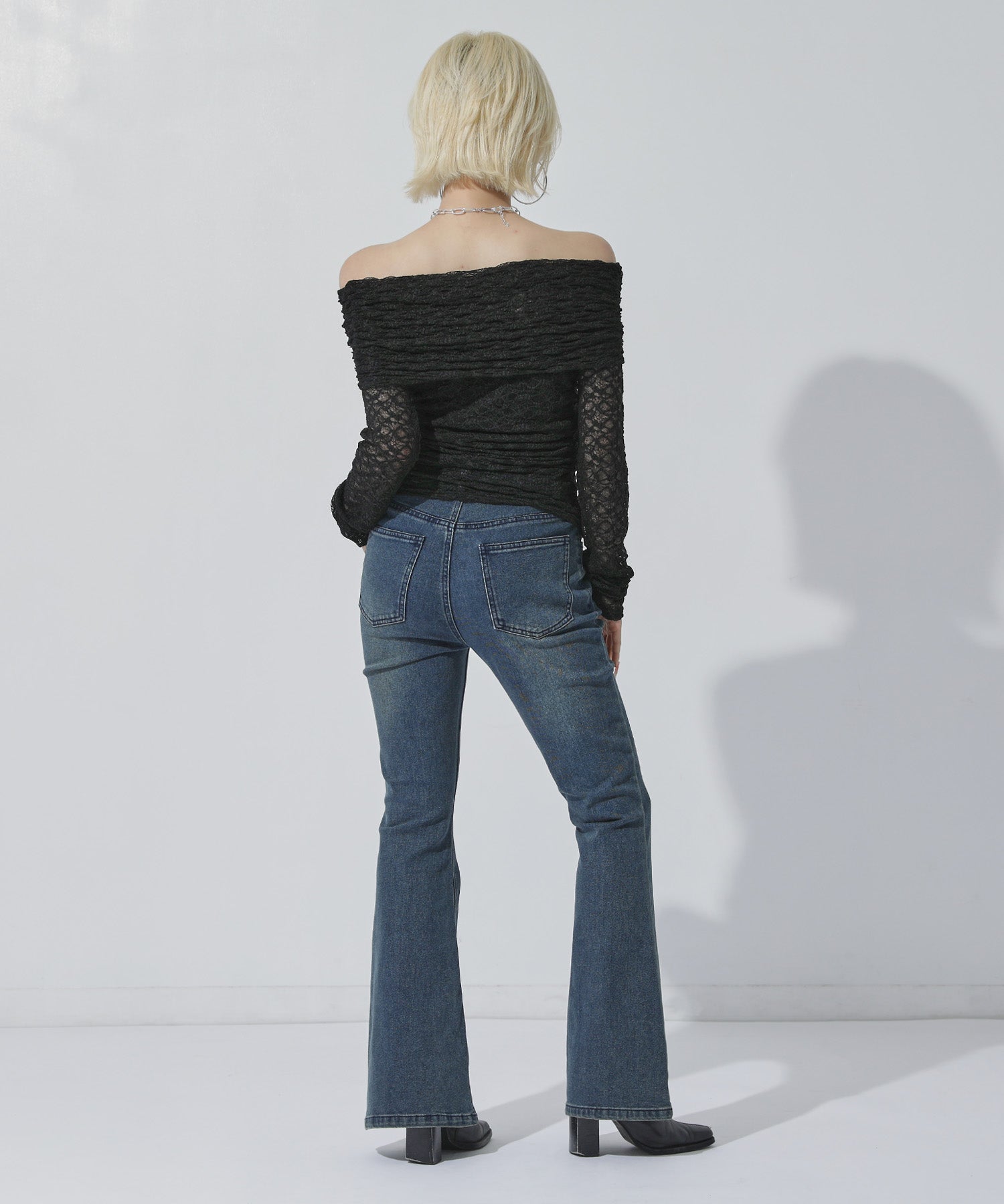 ナチュラルフィット フレアデニムパンツ 792-9526 – ANAP オンライン