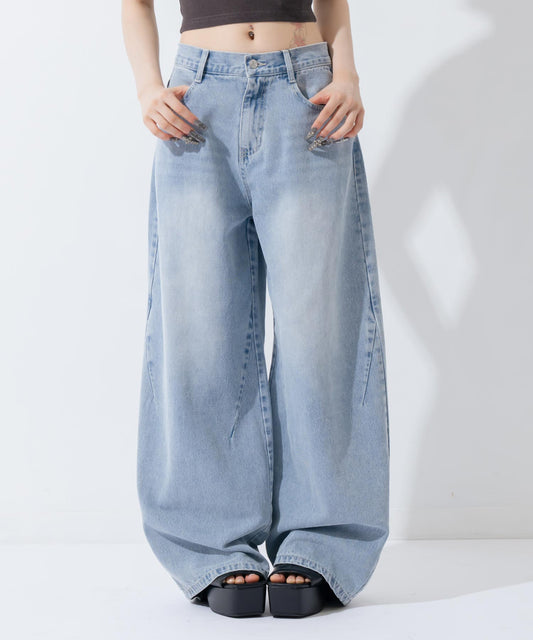 バレルレッグ デニムパンツ 792-9545