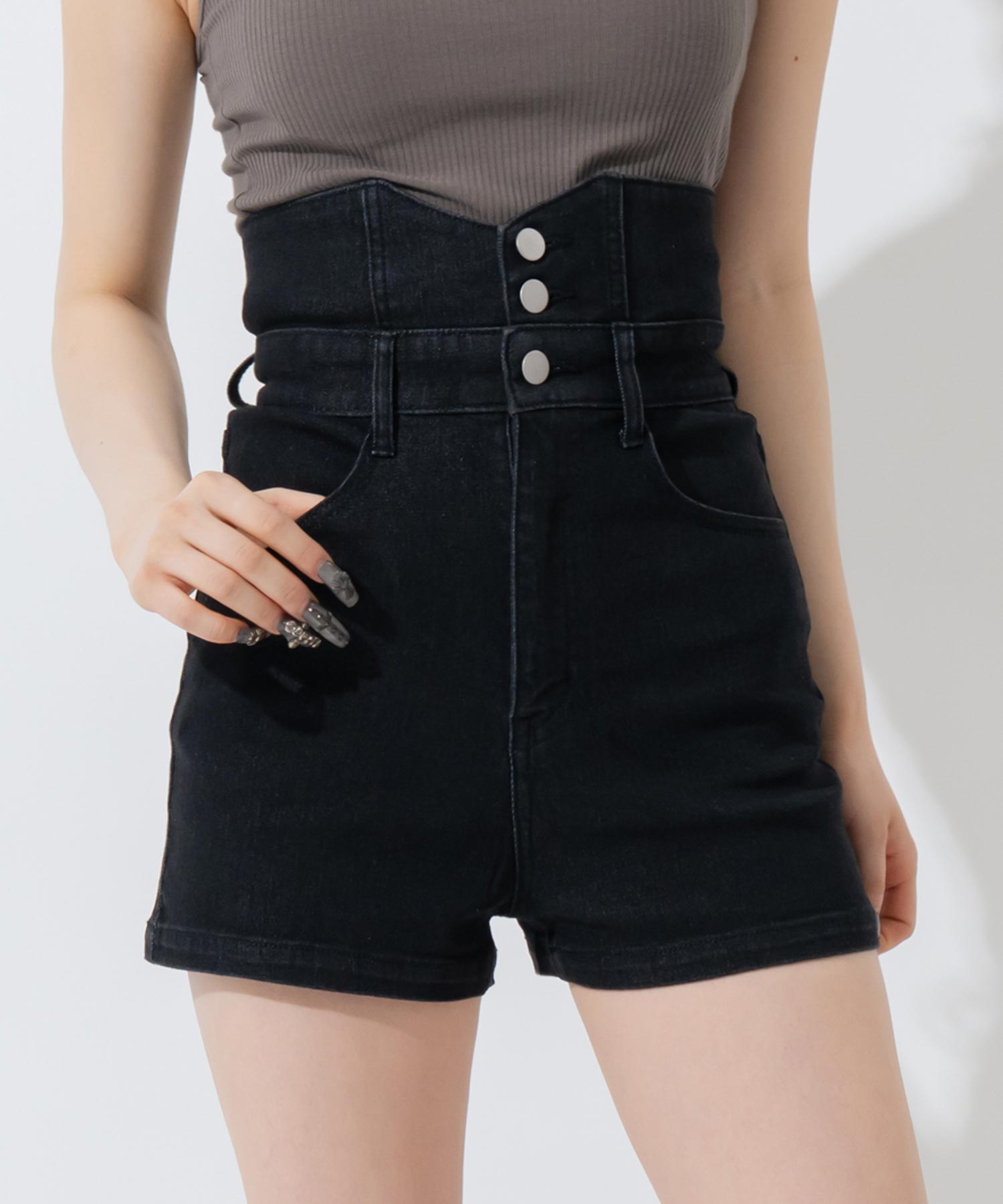 ハイウエスト デニムショートパンツ 792-9546 – ANAP オンラインショップ