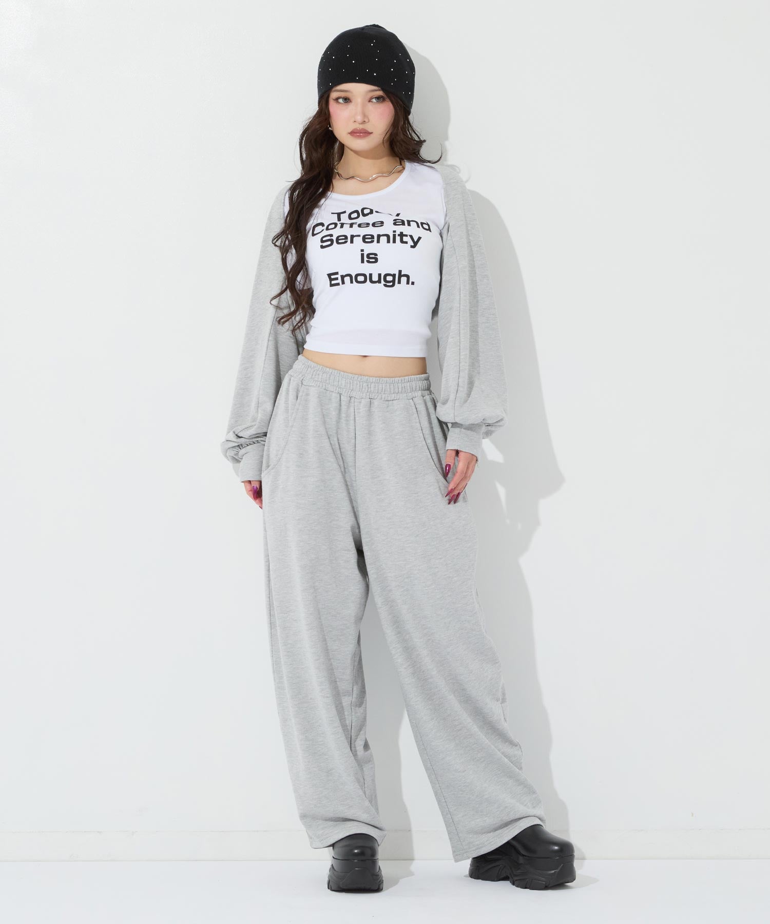 マルチway 袖風ベルト付き コクーン スウェットパンツ 792-9555 – ANAP