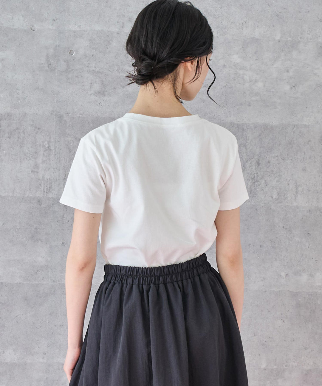 メタリック 箔プリント ロゴ ウェーブ Tシャツ 793-9223