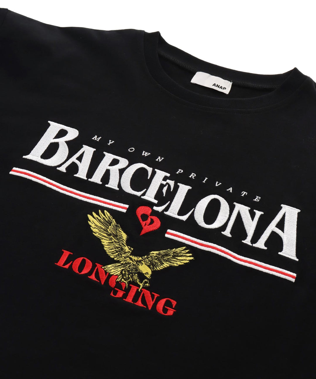 BARCELONA イーグル 刺繍ロゴ Tシャツ 793-9235
