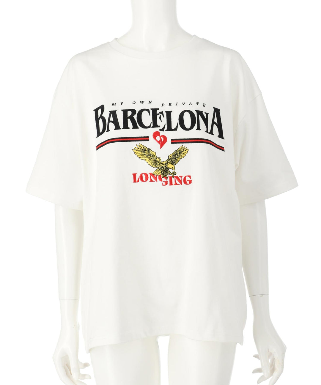 BARCELONA イーグル 刺繍ロゴ Tシャツ 793-9235
