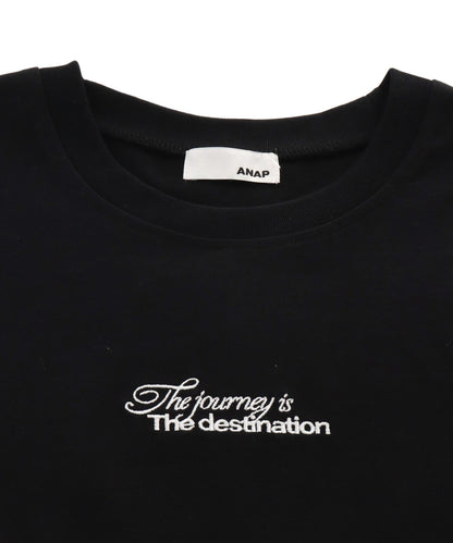メッセージ ロゴ ビッグ Tシャツ 793-9236