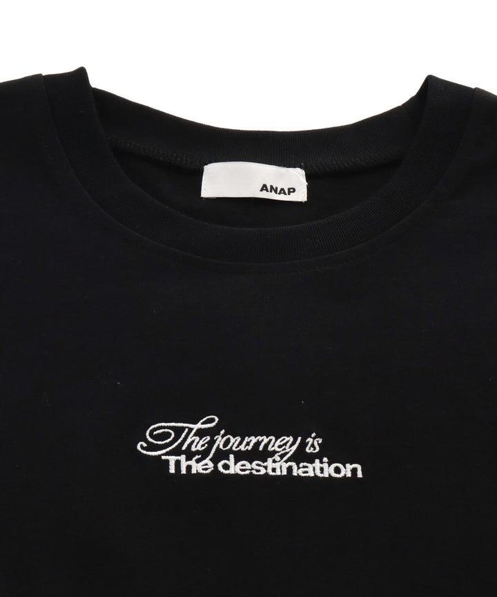メッセージ ロゴ ビッグ Tシャツ 793-9236