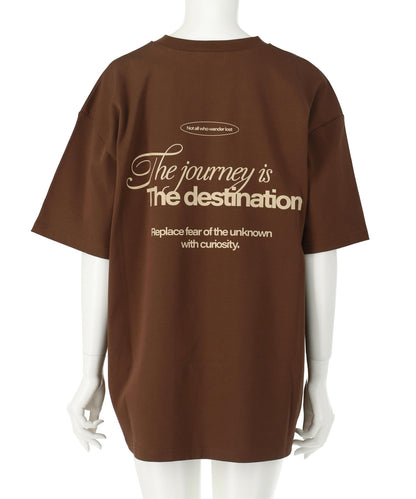 メッセージ ロゴ ビッグ Tシャツ 793-9236