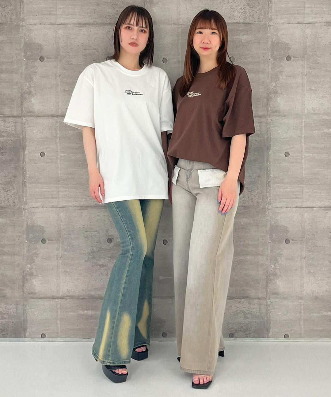 メッセージ ロゴ ビッグ Tシャツ 793-9236