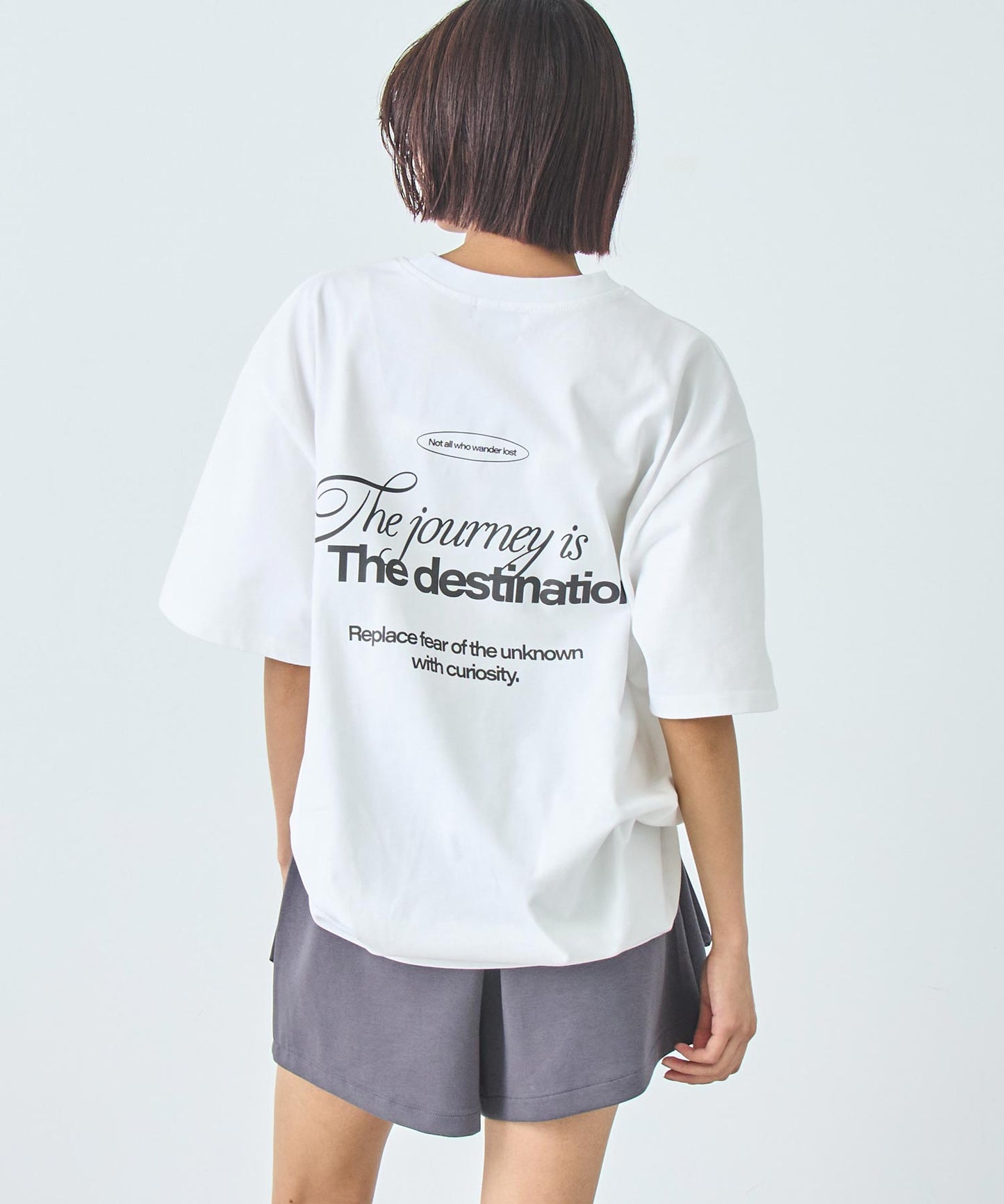 メッセージ ロゴ ビッグ Tシャツ 793-9236