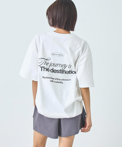 メッセージ ロゴ ビッグ Tシャツ 793-9236
